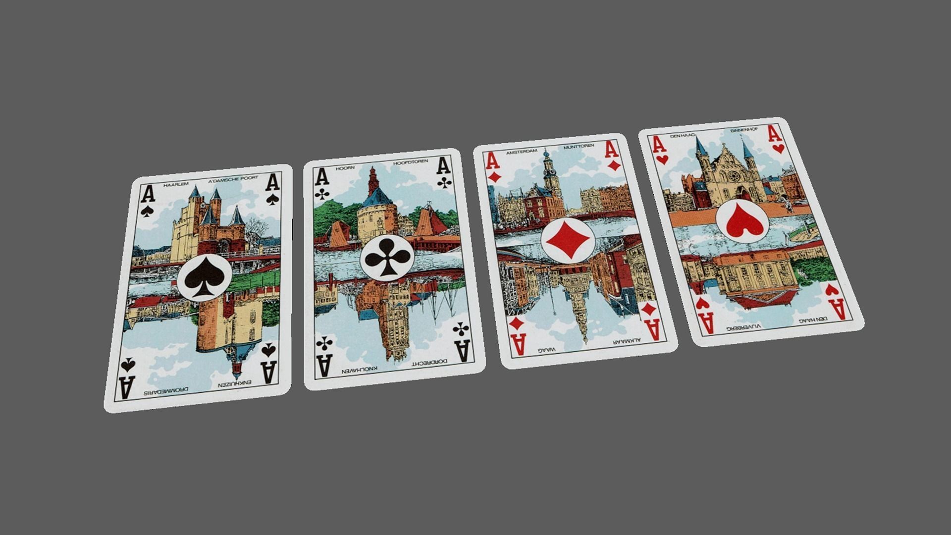 3D Dutch Playing Cards Low-poly 3D model_3