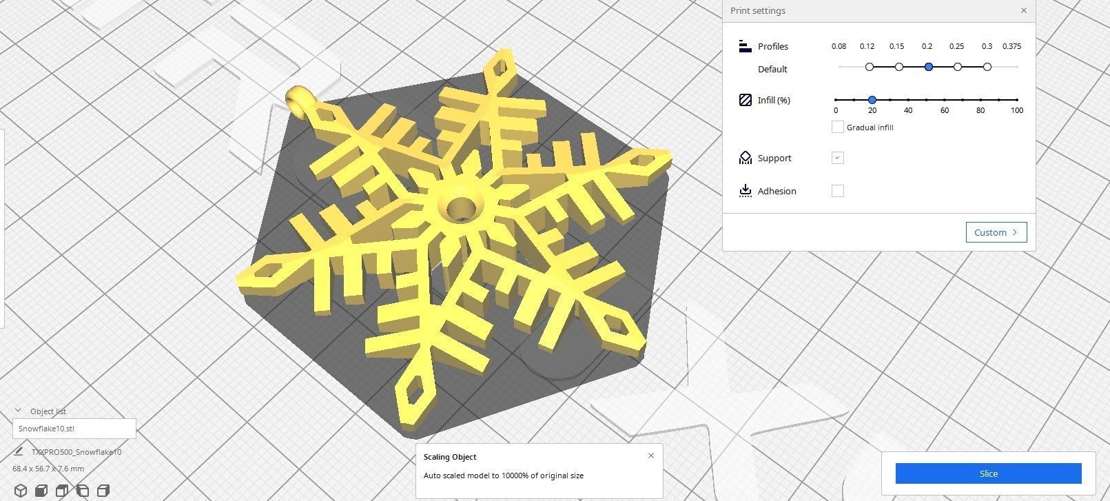 Snowflake 10 3D print model_17