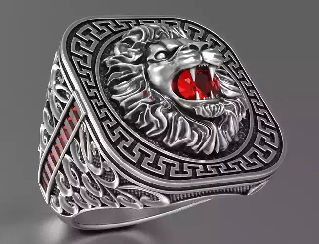 Lion Baget Men Ring