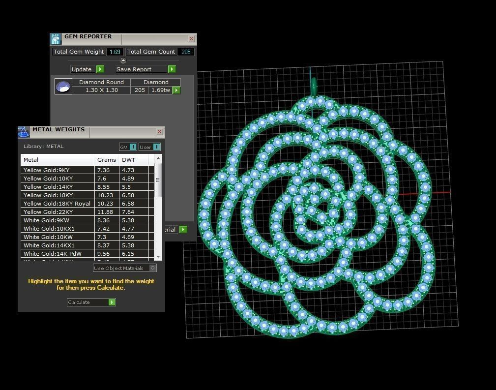 Jewelry Pendant 3D print model_1