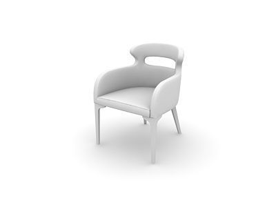 Combo pack of Arm Chairs 3D model_12