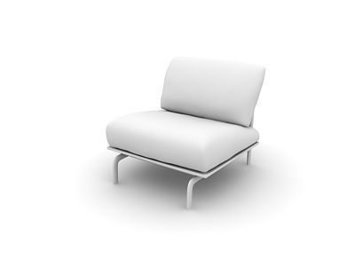 Combo pack of Arm Chairs 3D model_13