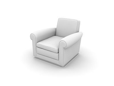 Combo pack of Arm Chairs 3D model_22