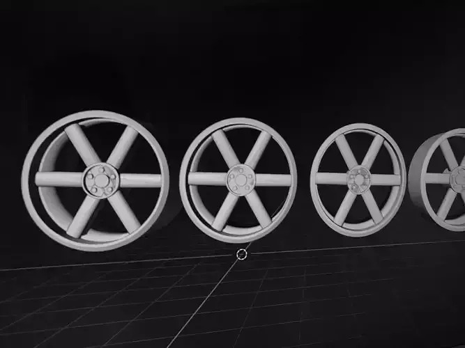  Custom Car Wheel x4