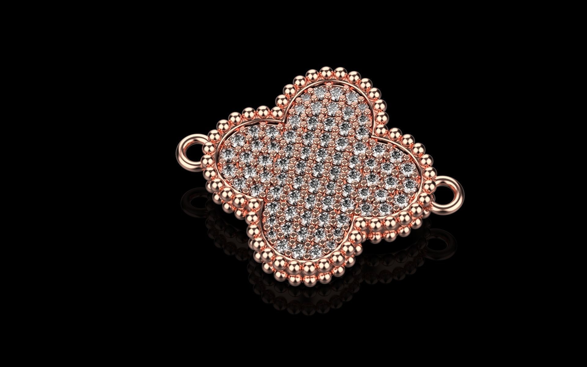 Van cliff Braclet 3d model 3D print model_1