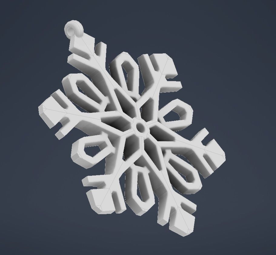 Snowflake 11 3D print model_7
