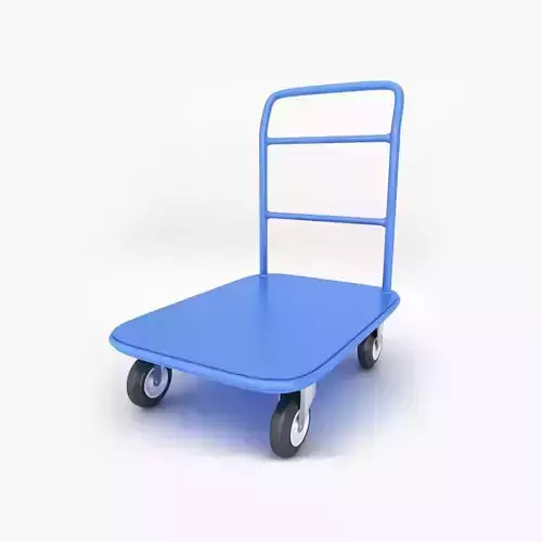 Luggage trolley 3d model