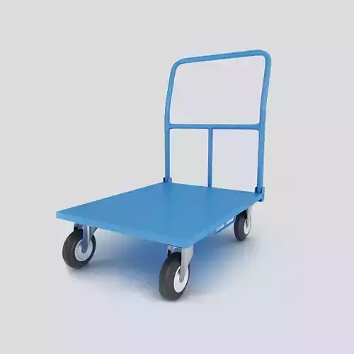 Luggage trolley 3d model
