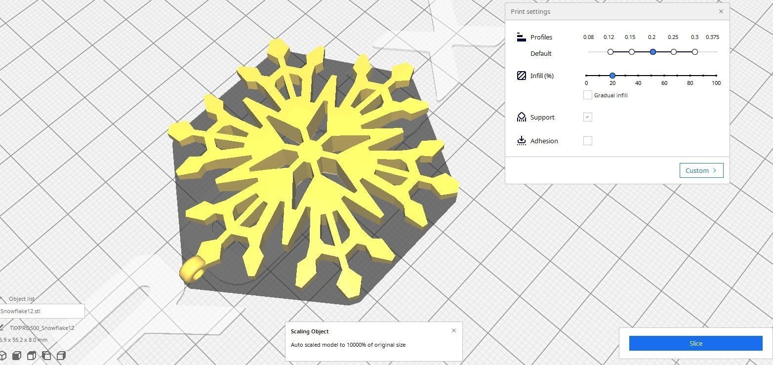 Snowflake 12 3D print model_7