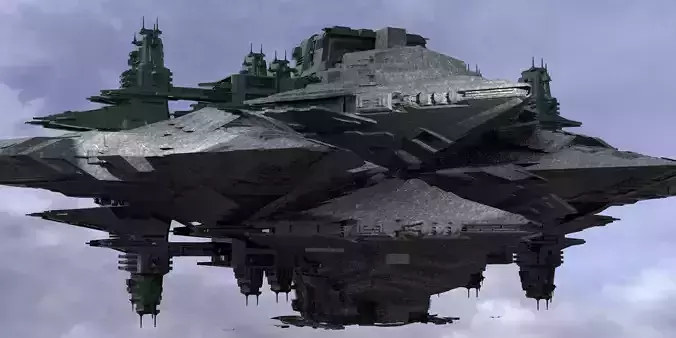 District 10 Mothership Tower 17 3D model