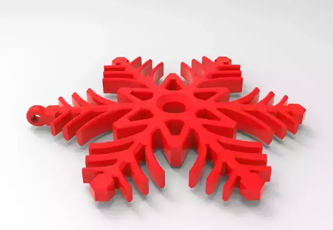 Snowflake 13 3D print model