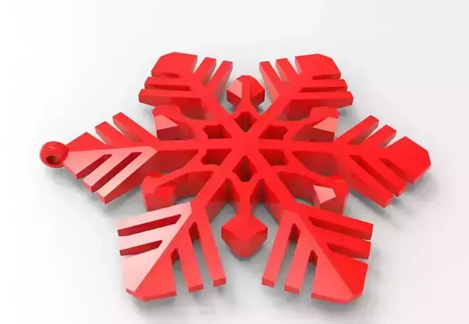 Snowflake 14 3D print model