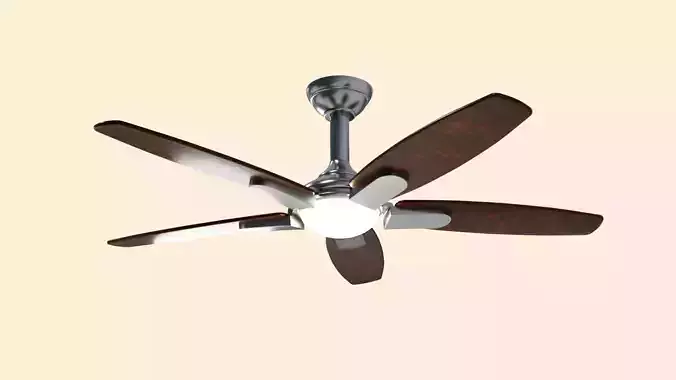 Low poly Ceiling fan