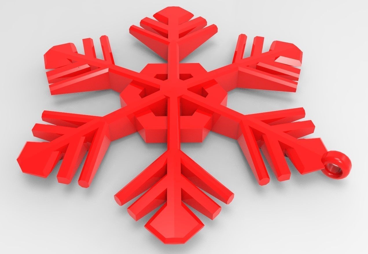 Snowflake  15 3D print model_15