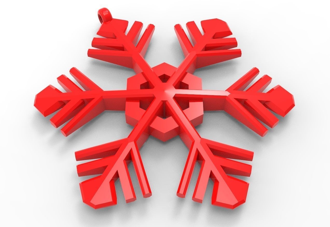 Snowflake  15 3D print model_2