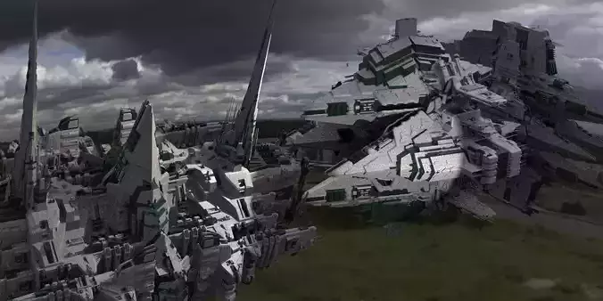 District 10 Mothership Tower 3 colossal designs 2