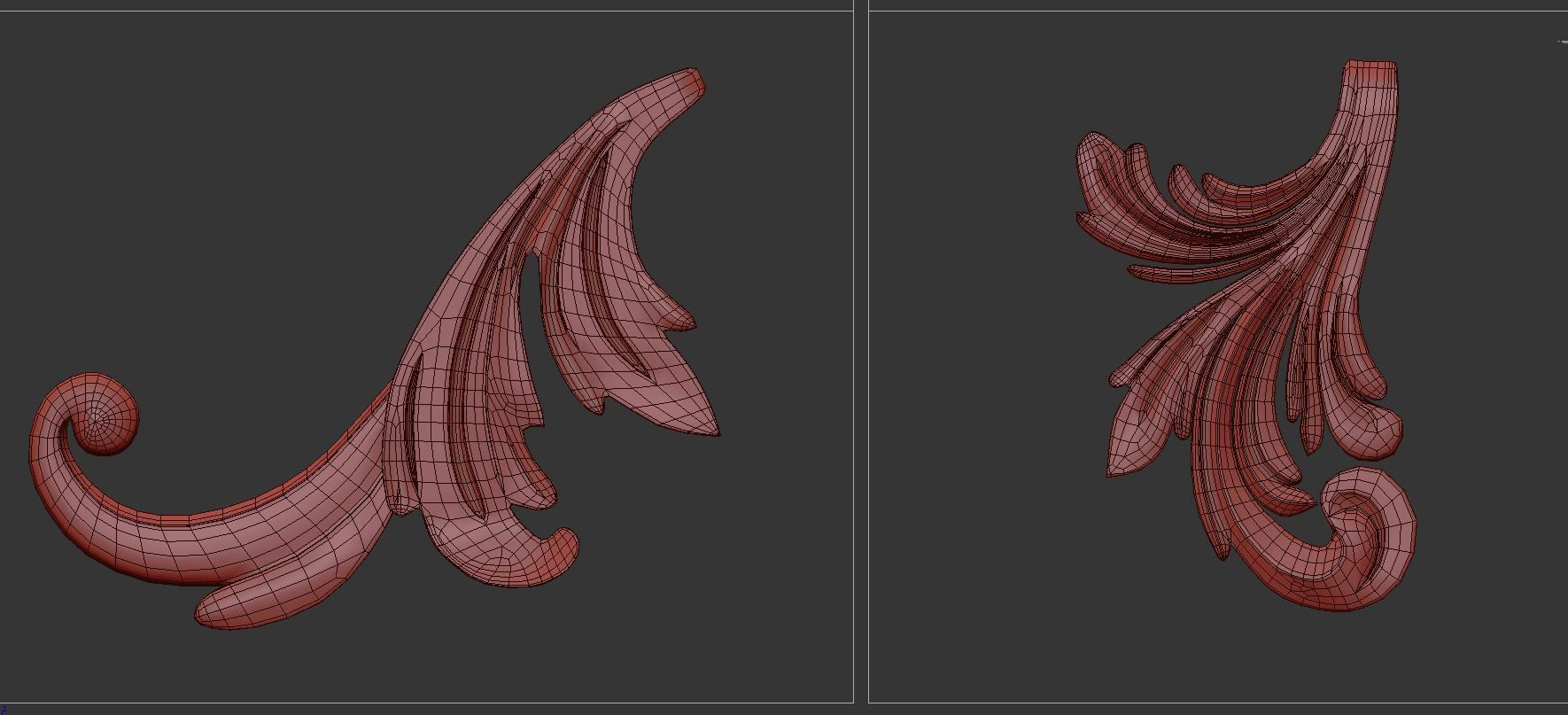 Trim Ornament VOL 2 Low-poly 3D model_7