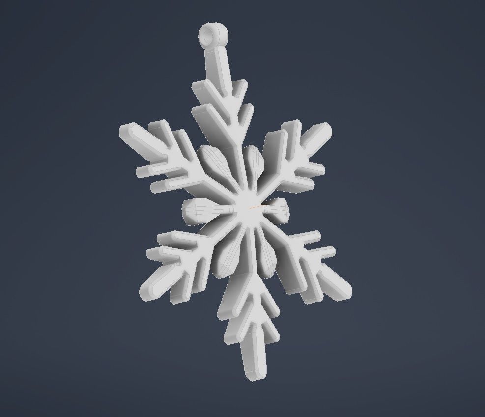 Snowflake 16 3D print model_18