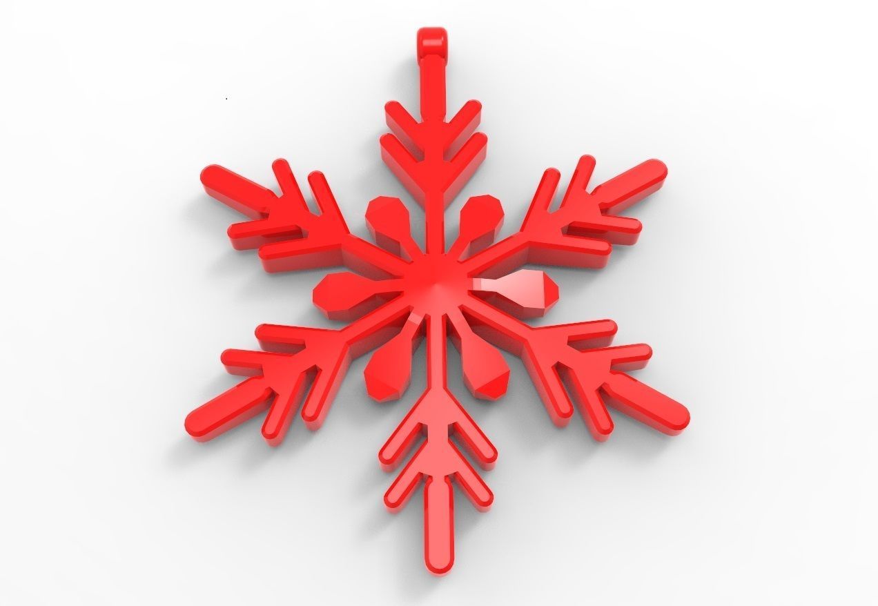 Snowflake 16 3D print model_14