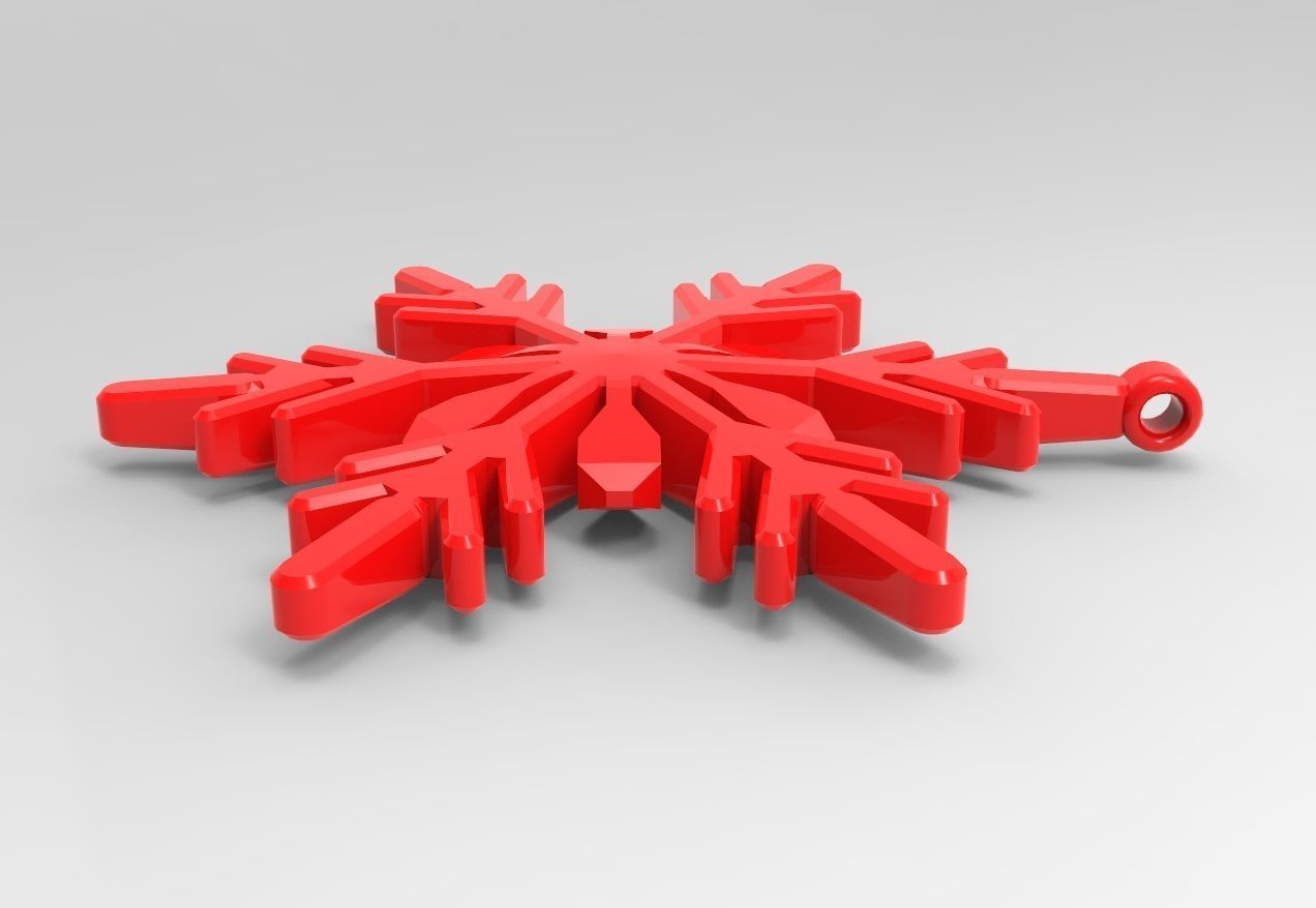 Snowflake 16 3D print model_15