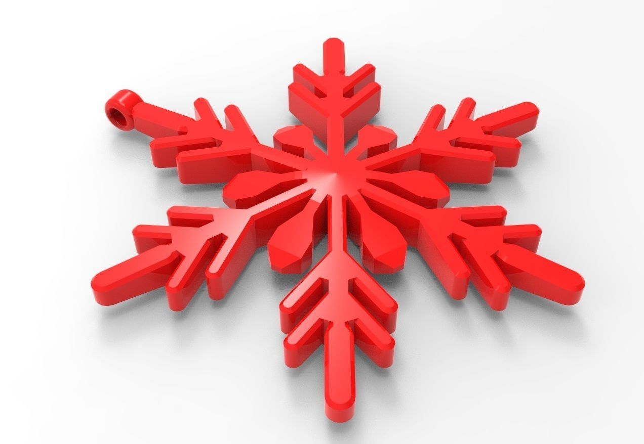 Snowflake 16 3D print model_2