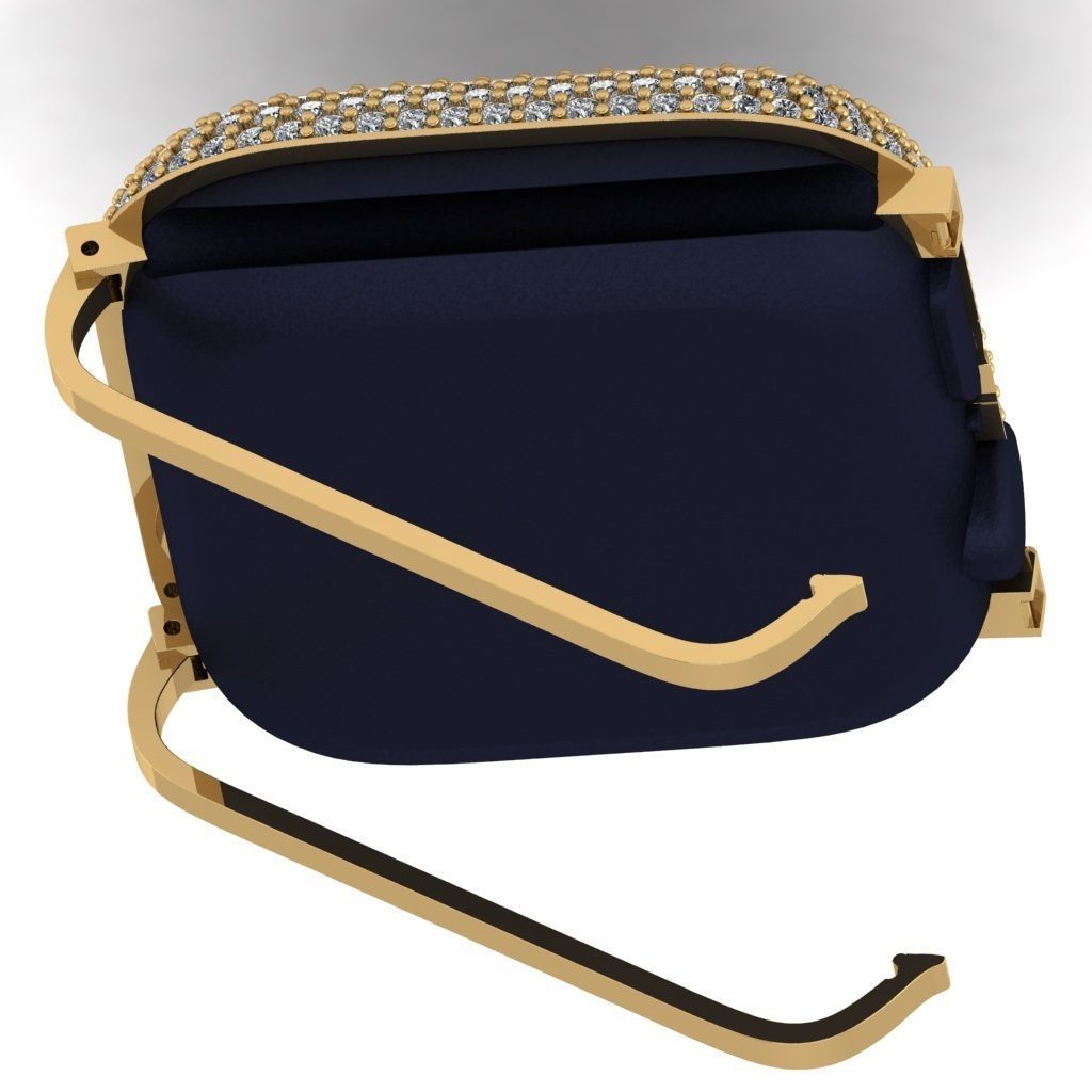 Case For Apple Watch Series 7  45mm Diamond Cover 3D print model 3D print model_8