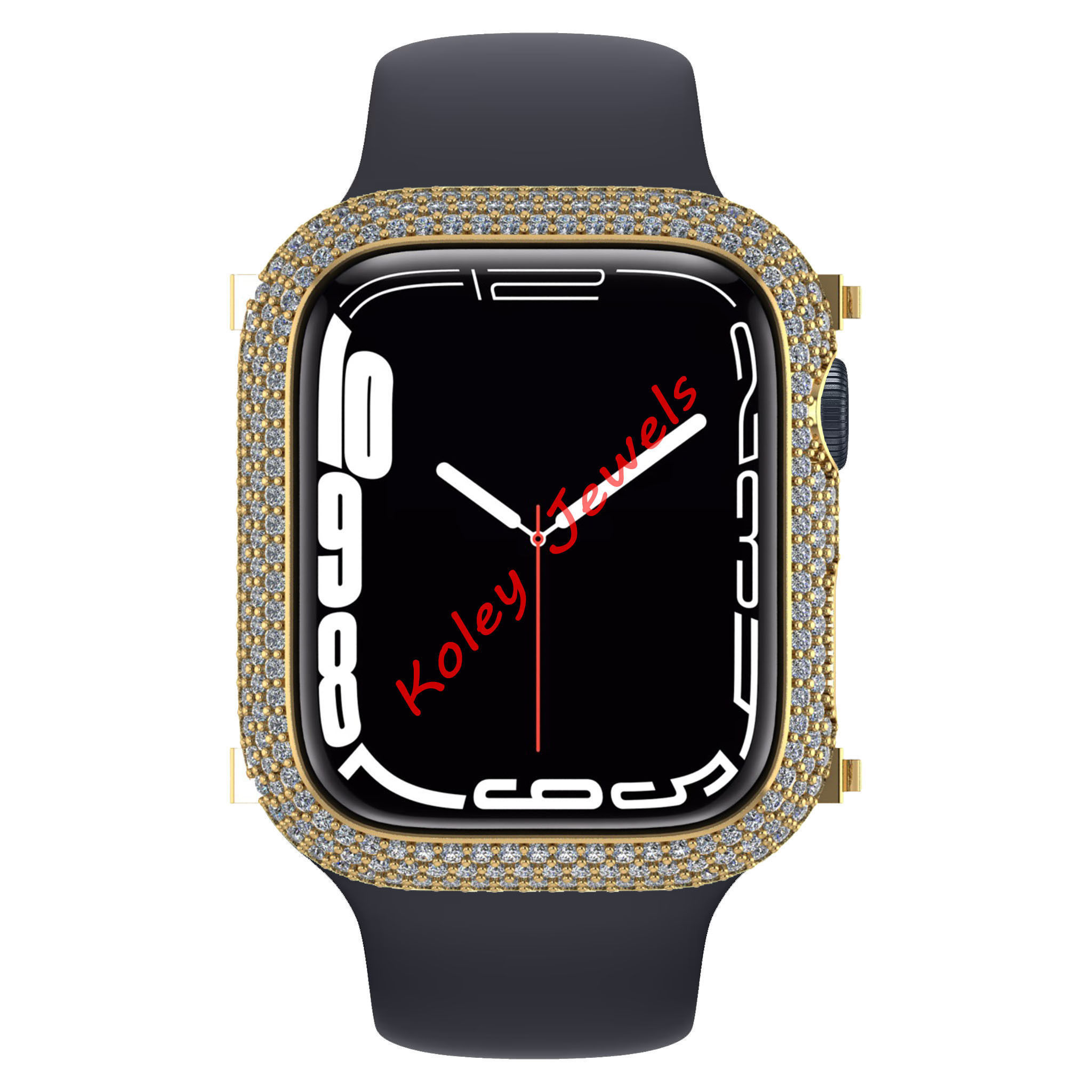 Case For Apple Watch Series 7  45mm Diamond Cover 3D print model 3D print model_3