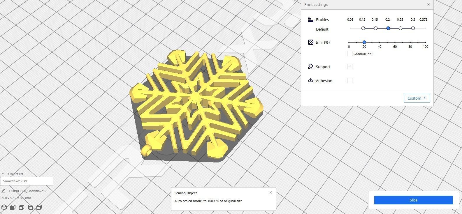Snowflake 17 3D print model_15