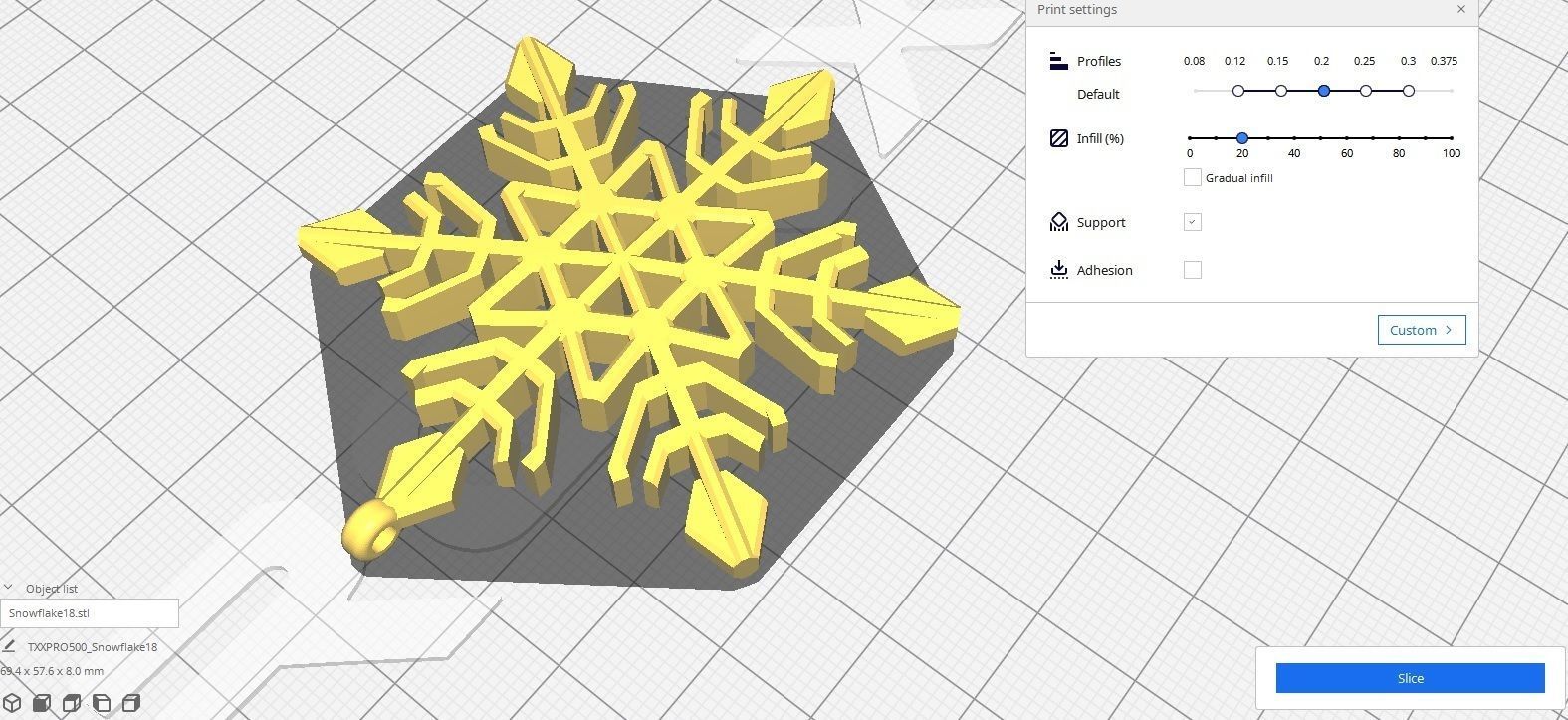 Snowflake 18 Free 3D print model_17