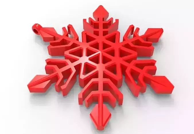 Snowflake 18 Free 3D print model