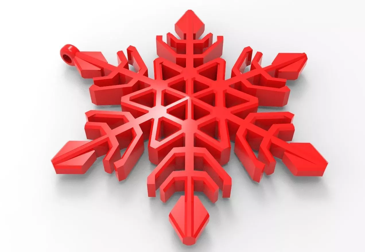 Snowflake 18 Free 3D print model_0