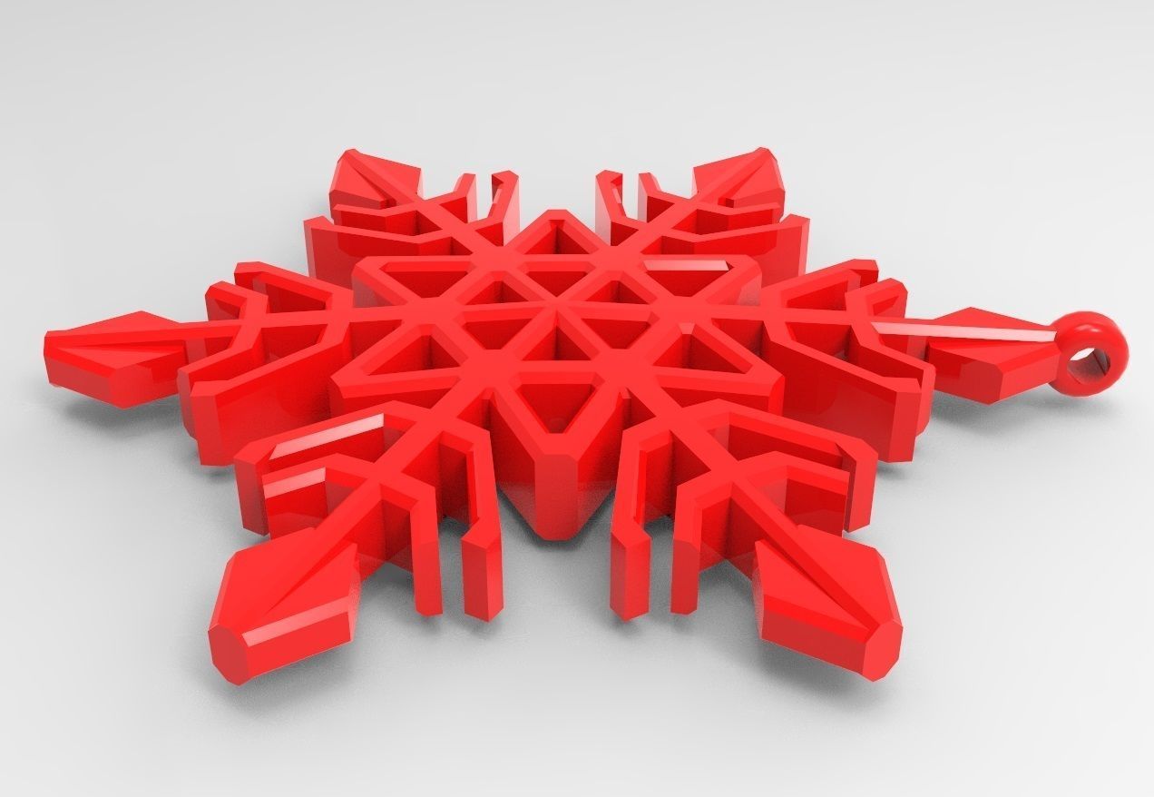 Snowflake 18 Free 3D print model_15