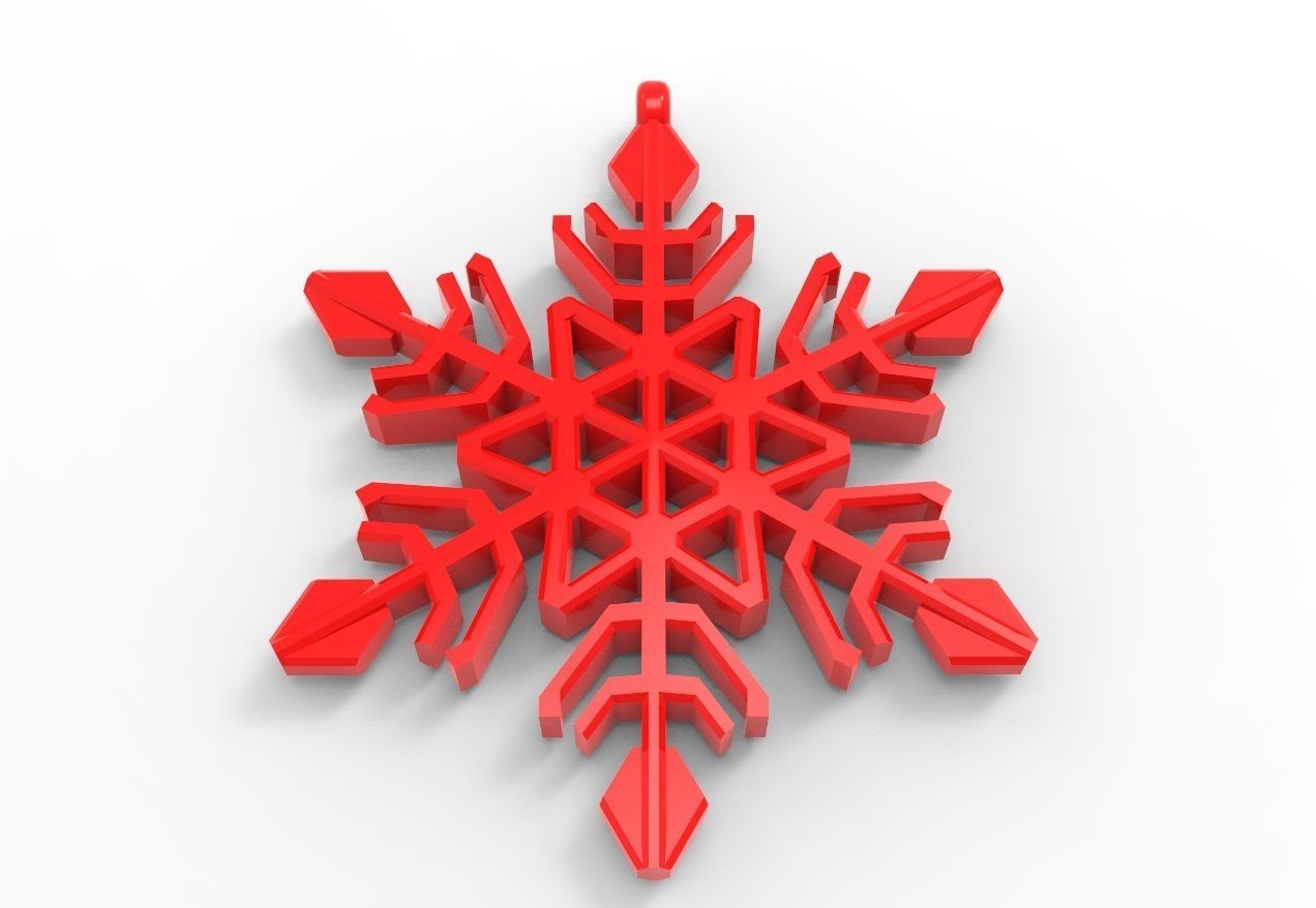 Snowflake 18 Free 3D print model_4