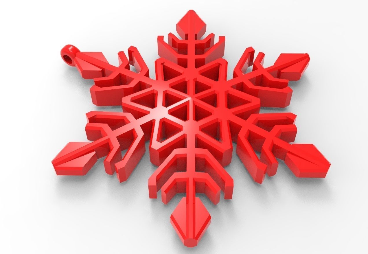 Snowflake 18 Free 3D print model_9
