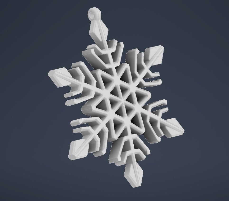 Snowflake 18 Free 3D print model_7
