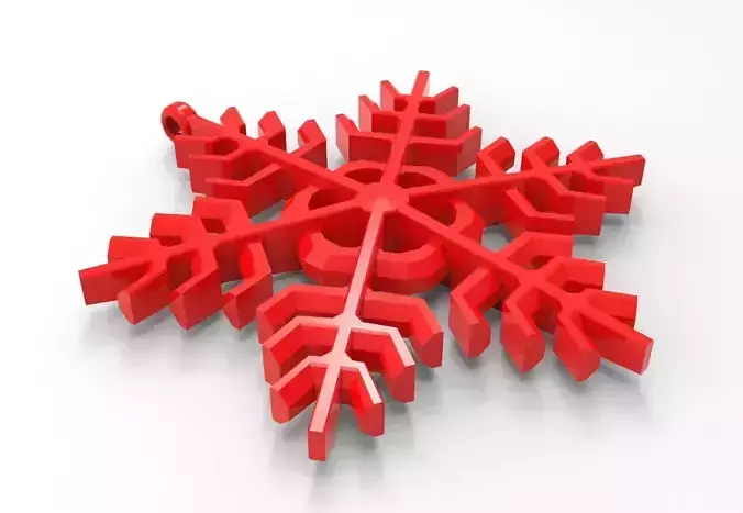 Snowflake 19 3D print model
