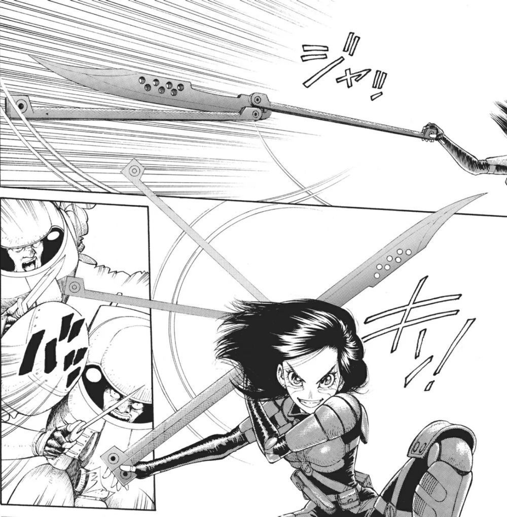 Damacus blade from Gunnm- Alita battle angel  3D model_7