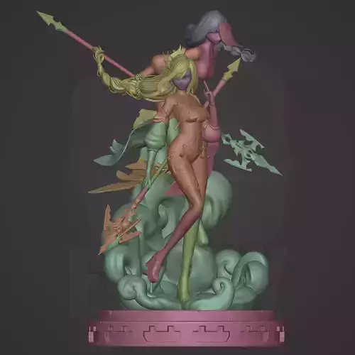 Genshin Impact - Shenhe STL file for 3D printing-Full version 3D print model