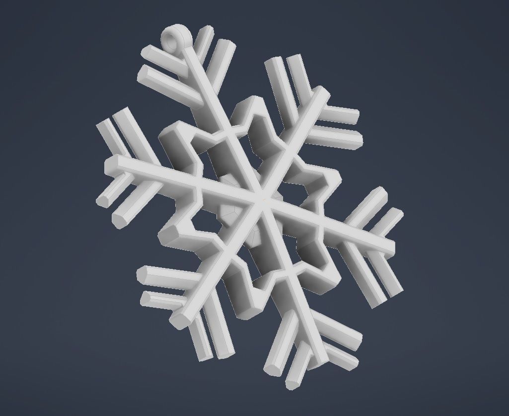 Snowflake 20 3D print model_15