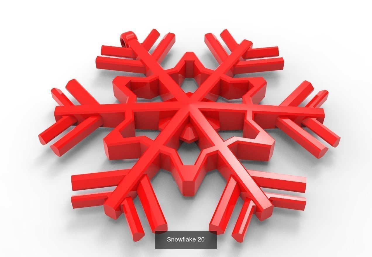 Snowflakes Collection-1 20 Models _24