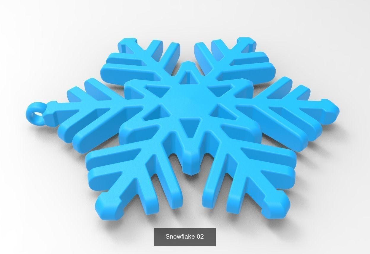 Snowflakes Collection-1 20 Models _6