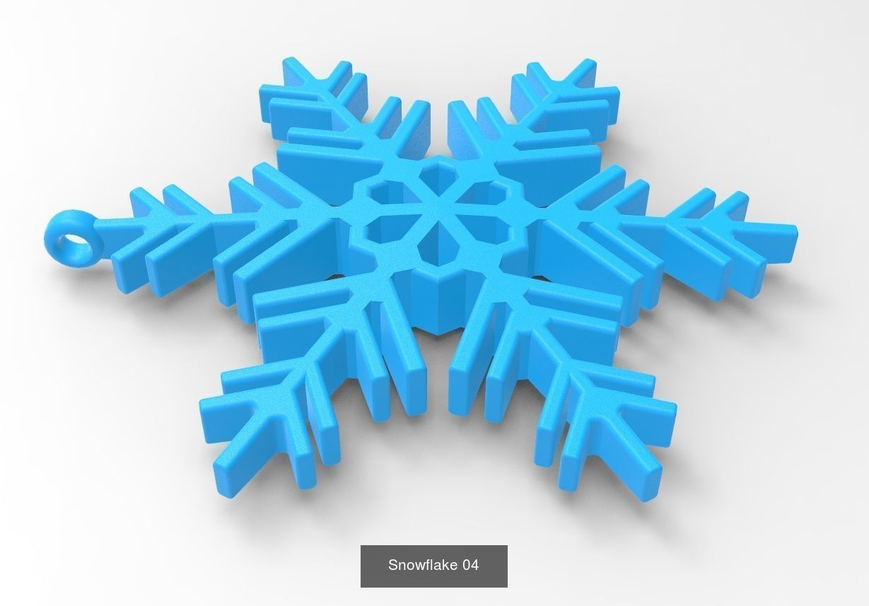 Snowflakes Collection-1 20 Models _8