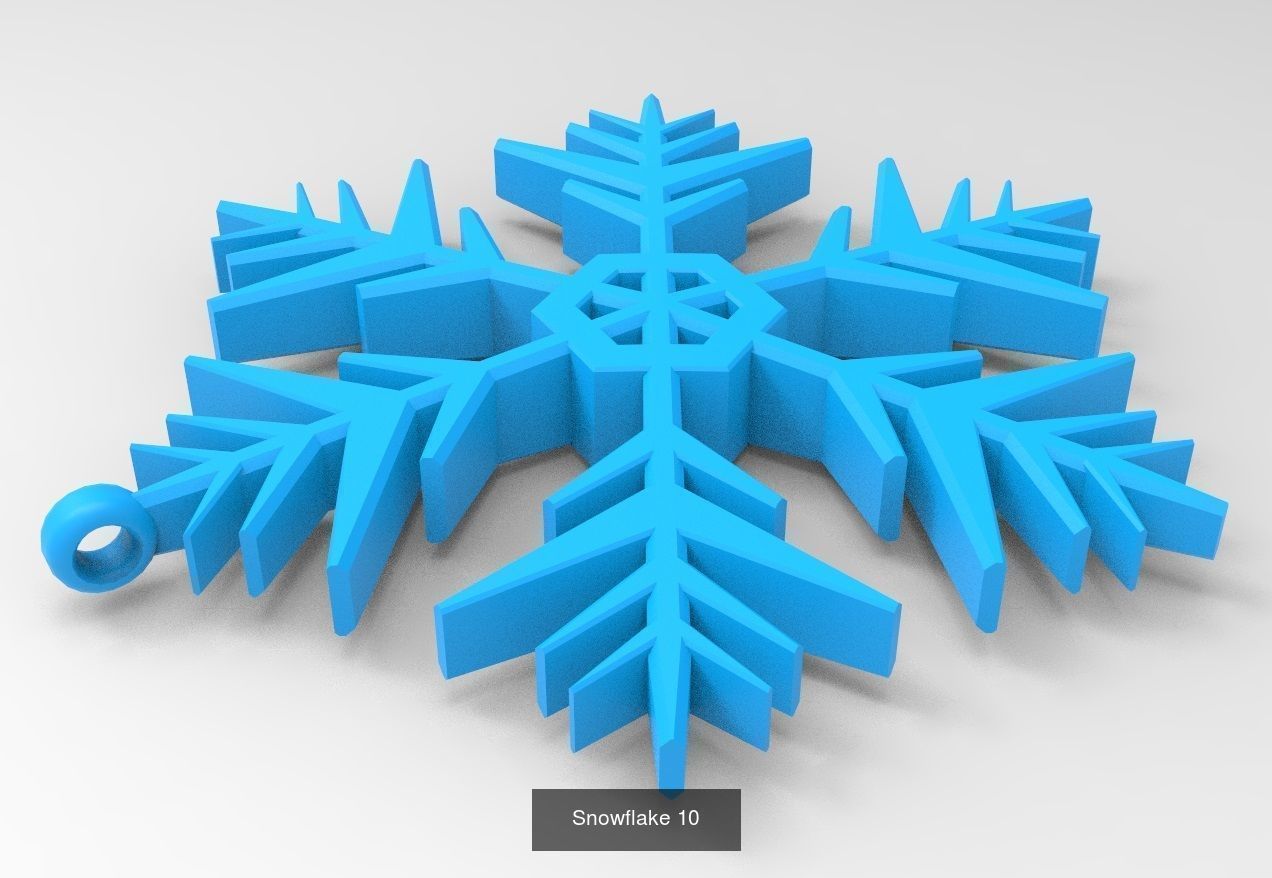 Snowflakes Collection-1 20 Models _14