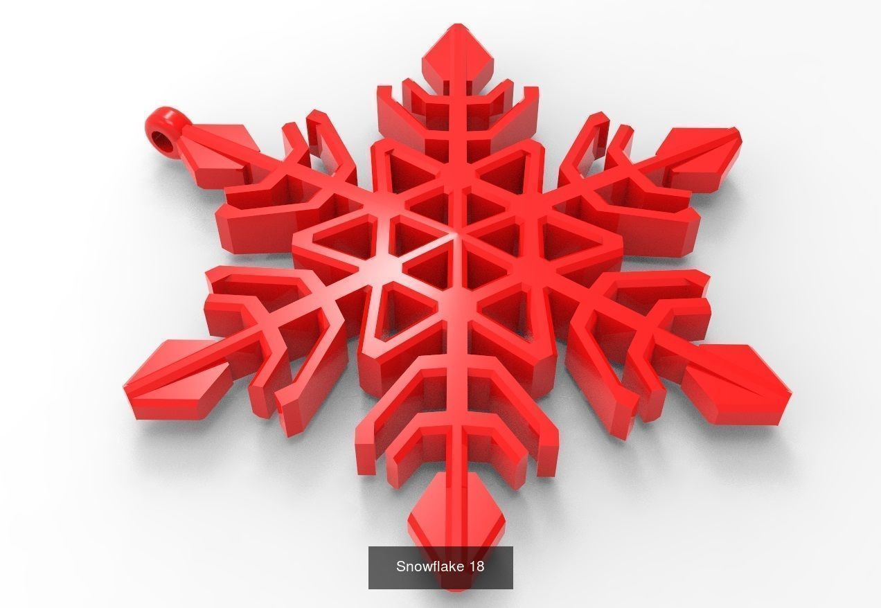 Snowflakes Collection-1 20 Models _22