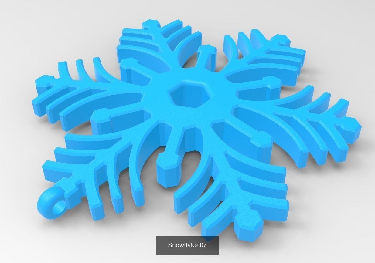 Snowflakes Collection-1 20 Models _11