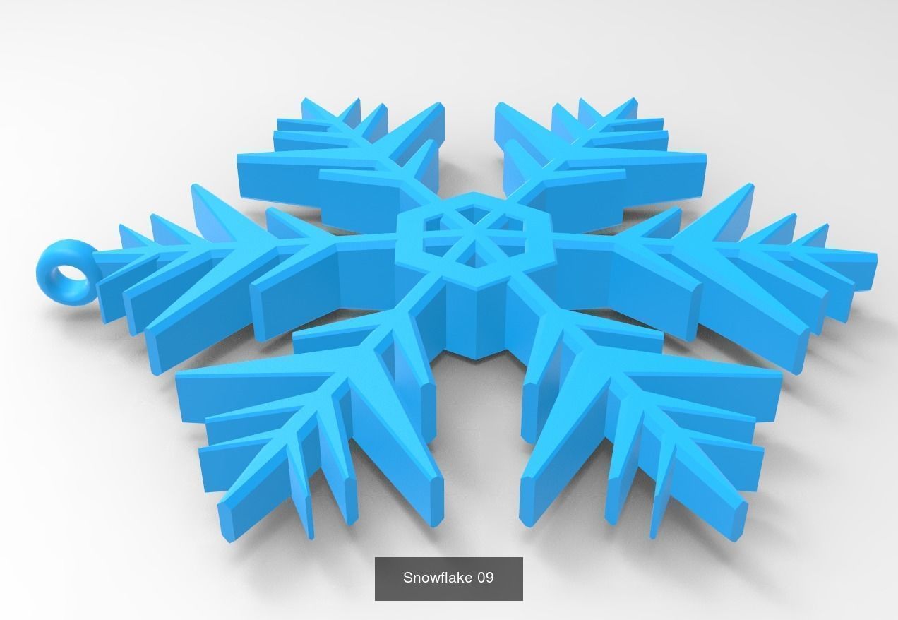 Snowflakes Collection-1 20 Models _13