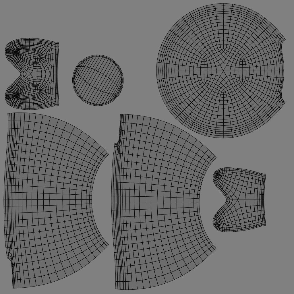 Easter Eggs in Bunny Cups  3D model_13