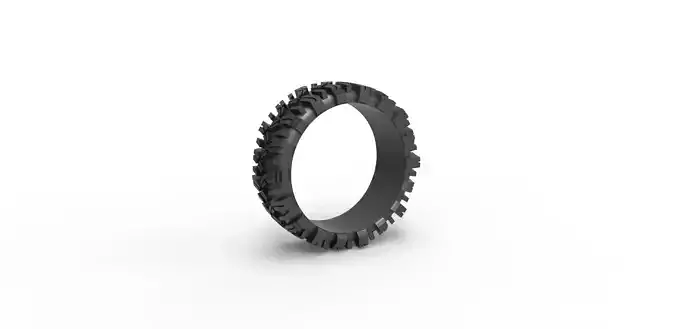 Rock bouncer tire Ring 3D print model