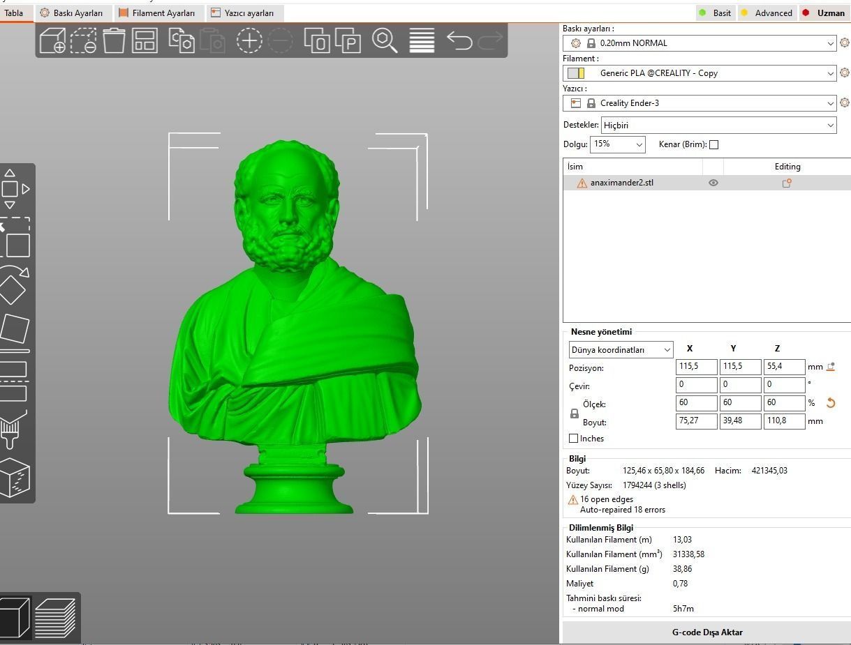 Anaximander  3D print model_14