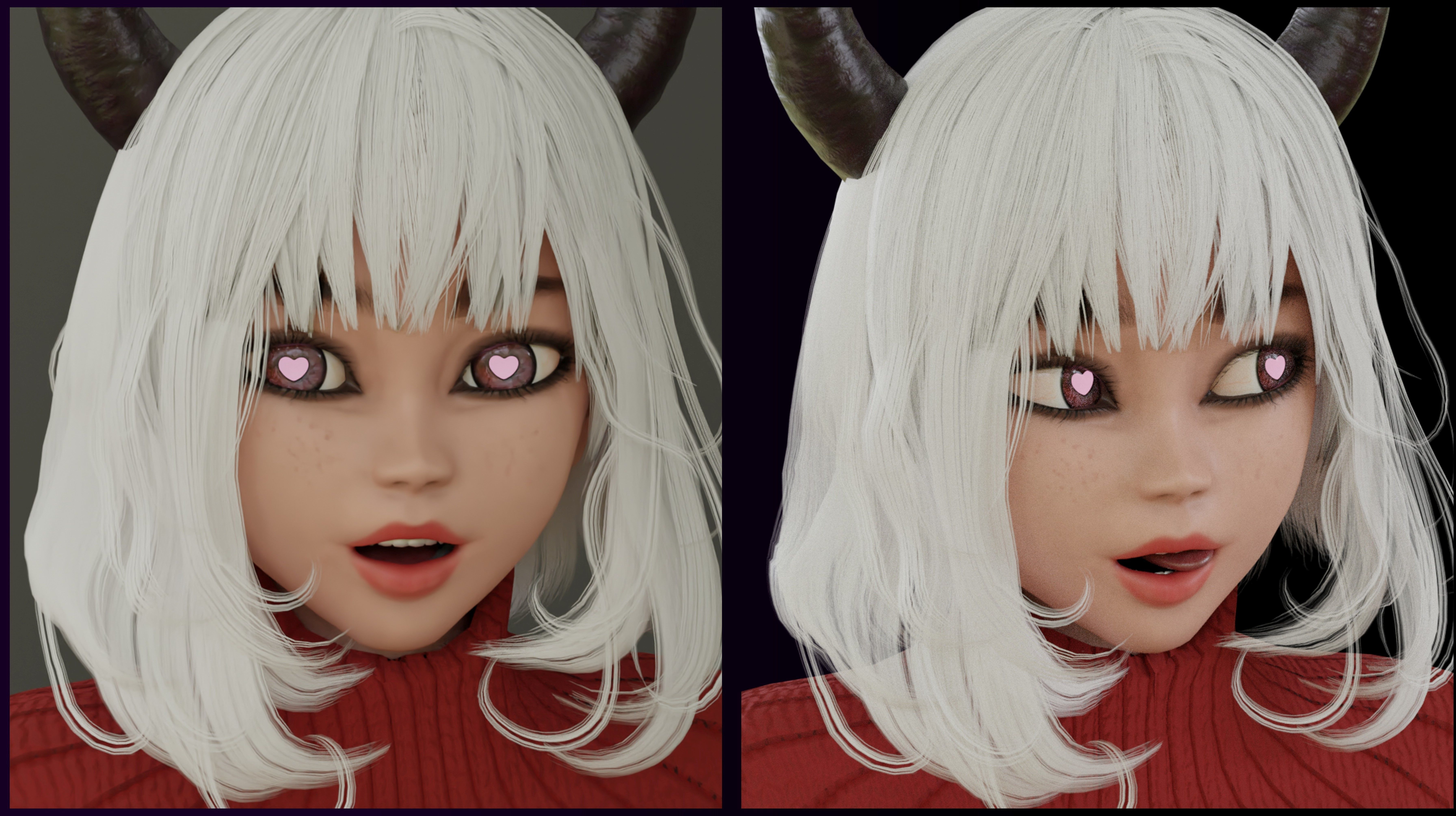 Modeus - Helltaker  3D model_2